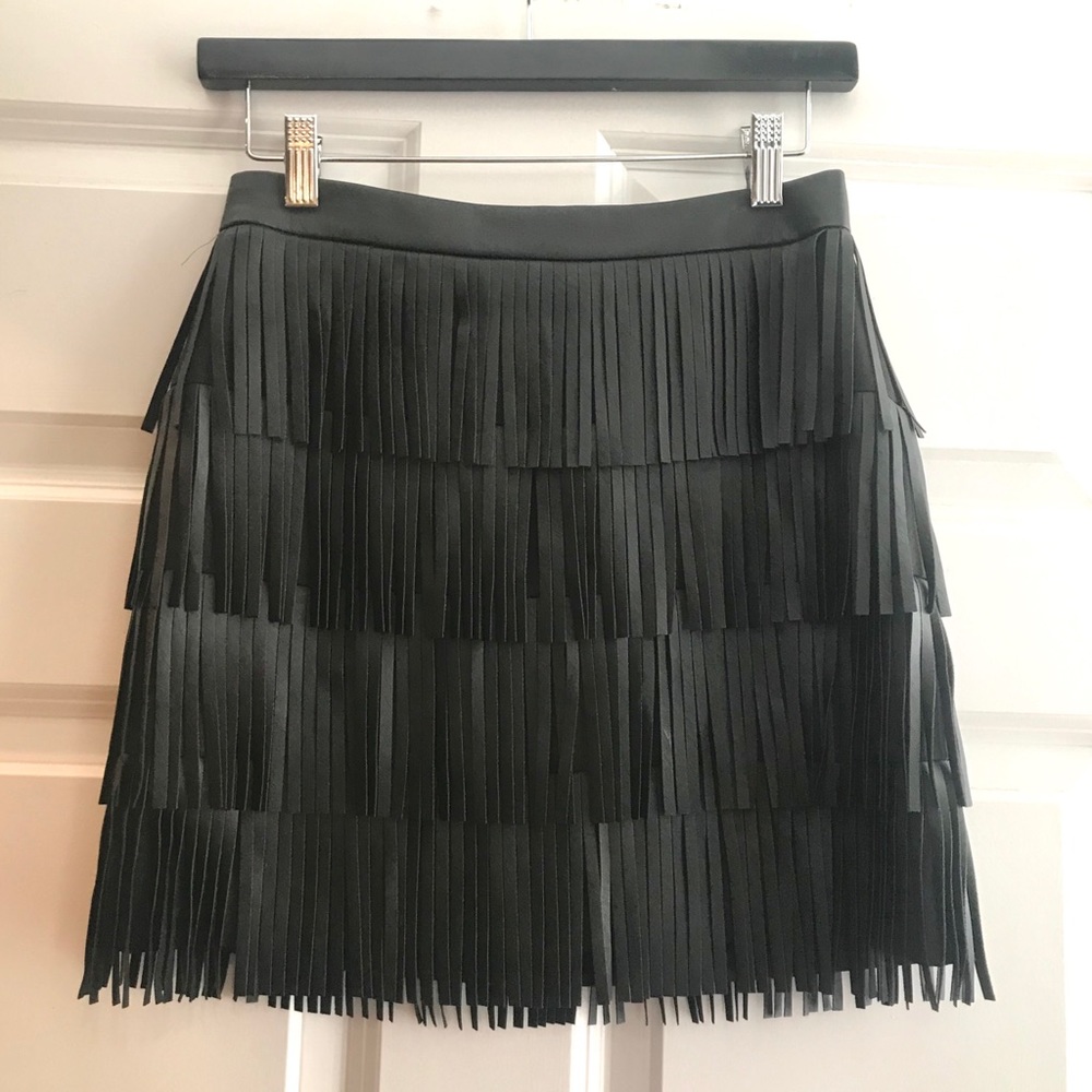 Club Monaco Leather skirt